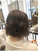 柔らかいボリューム感が欲しい方に　パーマボブヘア　(銀座)