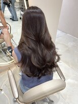 サイン 渋谷(SIGN) 韓国ヘアハッシュカットレイヤーカットグレージュブリーチ無し