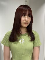 ゼスト 八王子店(ZEST)&nbsp;オレンジブラウン/ブリーチなしダブルカラー【藤野はるひ】