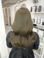 ジーナ 渋谷神南(Zina)&nbsp;『ブリーチなしで作るオリーブベージュ』森川士音