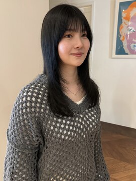 サラ 天神大名店(SARA) 【ブリーチなし】ブルーブラック