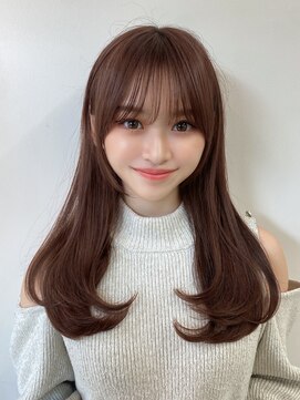 アフロート ディル(AFLOAT D'L) 小顔似合わせ顔まわりレイヤーカットシースルーバング