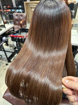 アディクト イースト 東陽町東口(addict EAST) サラ艶になる縮毛矯正＿ライトブラウン＿ロング［東陽町駅］