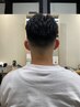 カット＋シェービング(美眉カット込)＋リンパマッサージ