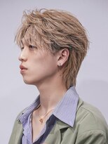 オーシャントーキョーオーバー(OCEAN TOKYO OVER) 韓国フェザーショートニュアンスパーマコンマバングウルフ