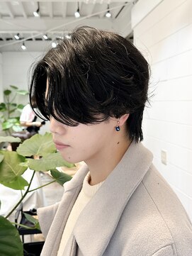 ラレイ ハラジュク(Lalei harajuku) 【白石】韓国メンズヘアセンターパート毛流れ原宿学割