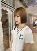 切りっぱなしボブ