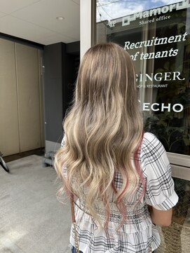 リエコー(RE'ECHO) ブロンドインナーカラー