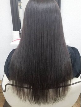 ビーンヘアスタジオ 蒲田(Bean hair studio)の写真/酸性ストレート、シームレス縮毛矯正でダメージレスに髪質改善◎柔らかく自然な仕上がりが叶う♪