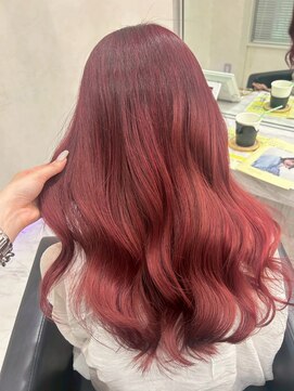 ミニョン(mignon) 韓国/ダブルカラー/ブリーチ/ピンク/学割U24/新越谷/南越谷/草加