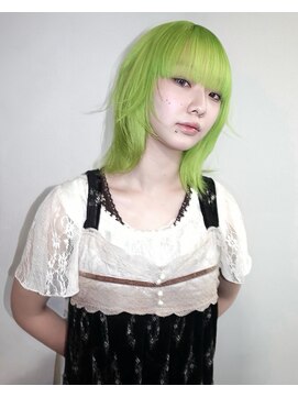 ヌル 表参道本店(Null) ライムカラー/ダブルカラー/ケアブリーチ/表参道/神宮前