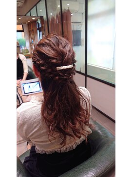 チップタップ 保谷店(tip top) ハーフアップ