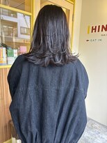 ヒントステーション(HINTSTATION)&nbsp;〈浅草 半個室〉アッシュグレージュ/レイヤーミディ