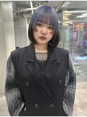 ブルーカラー/水色カラー/ハイトーンカラー/ブリーチ/名古屋/栄