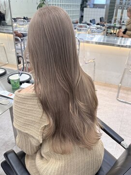 サンクプロジェクト(cinq PROJECT) 原宿韓国ミルクティーアッシュオリーブヘーゼルグレーグレージュ