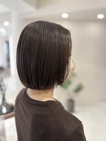 アンベリールフルー(EMBELLIR fleur)&nbsp;美シルエット大人かわいい小顔ボブ チョコブラウン 30代40代50代