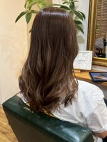 リッチ 横須賀中央店(Rich) アッシュベージュ ロングレイヤー 髪質改善 透明感カラー 20代