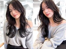 ユイマァル 岡山店(YUIMARL)の雰囲気（髪を束ねた時に可愛い♪天使の羽バングや顔周りデザインが◎）