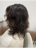くせ髪風ゆるふわパーマ