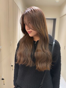 ウインナーヴィジョン 栄 久屋大通店(WINNER VISION) 【派手すぎない透明感】ダブルカラーで作るオリーブベージュ