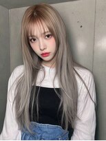 レア 新越谷(LEA) 韓国風レイヤー × ベージュブラウン