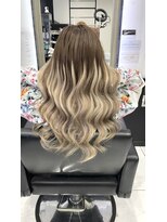ヘアーデザイン ジェルム(Hair Design germe)&nbsp;プルエクステパキパキグラデーション #しのだスペシャル