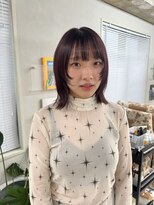 バブルス 溝の口(BUBBLES) レイヤーボブ/ボルドーレッド【BUBBLES溝の口】