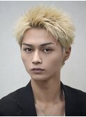 ハイトーンスパイキーフェザーショート