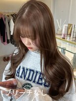 ラヴィ(Lavie)&nbsp;ハイライトカラーミルクティーベージュケアブリーチダブルカラー