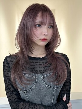 アイトーキョーエス 渋谷(AI TOKYO S) ハッシュカット/韓国風レイヤーカット/モカグレージュ/渋谷