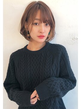 アリスバイアフロート 自由が丘(ALICe by AFLOAT) 小顔見えシースルーショートボブ