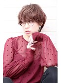 [OCEAN Hair&Life藤原純] マッシュグレージュショート☆