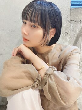 ルービック 京橋(Rubik's) 小顔に見える大人ショートボブ/インナーカラー