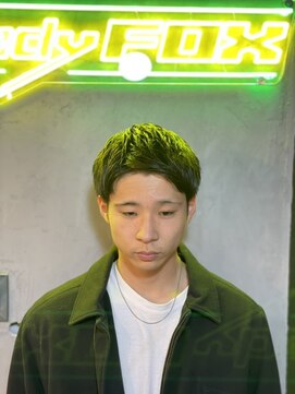 グリーディーフォックス 代々木(Greedy FOX) かき上げヘア/サイドパート/韓国マッシュ/フェードカット/代々木