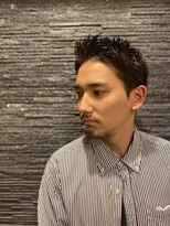 ヒロギンザ 恵比寿店(HIRO GINZA)&nbsp;ツーブロックビジネスショートフェードスパイラルツイストパーマ