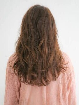 アース 三軒茶屋店(HAIR&MAKE EARTH) オレンジベージュのパーマスタイル/髪質改善_三軒茶屋_オレンジ