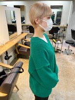 ソイ 下北沢(soi)&nbsp;【milk tea beige】ショート_ミルクティーベージュ_ケアブリーチ