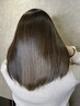 【広がりを抑えたい方→】ボリュームダウンストレート＋カット