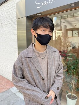 サク 田町芝浦(Sac.) 「Sac.」富永実夕　スーツにも似合うメンズマッシュショート