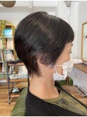 30代40代50代◎乾かすだけで決まる大人ナチュラルショートボブ