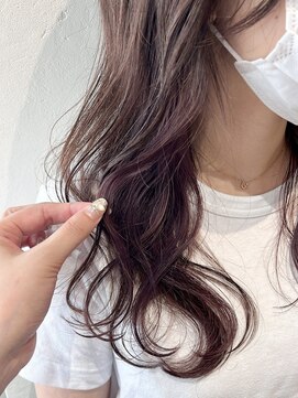 アドレバイハピネス(ADORE by happiness) インナーカラー/イヤリングカラー/ピンクラベンダー/パープル