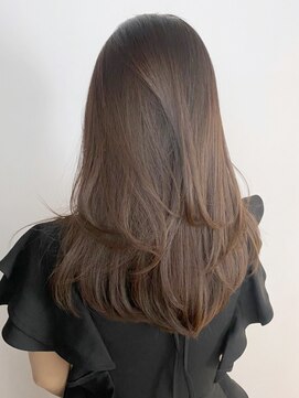 アルバム 渋谷パルコ(ALBUM) スモーキーグレージュレイヤーカット_グレージュカラー_ba396732