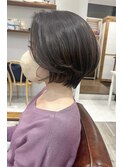 大人の透明感ショートボブヘア　池袋ショート　ショートボブ池袋
