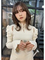 ベイルーム(BAYROOM by HONEY omotesando) 大人可愛い20代30代40代素髪レイヤー×ショコラベージュ