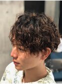 ウェットなメンズパーマ