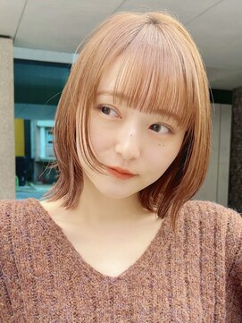 ローネス(LONESS) 顔まわりのレイヤーがかわいい！ボブスタイル♪