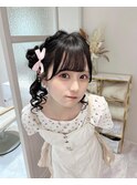 ☆アイドル前髪ぱっつんくらげヘアアレンジ