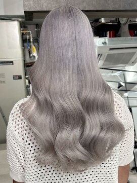 ロウル 渋谷(LOWRL) ラベンダーグレー/シルバー/ケアブリーチ