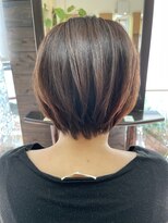ヘアルーム モア(hair room More)&nbsp;30代女性　ショート＆ブラウン