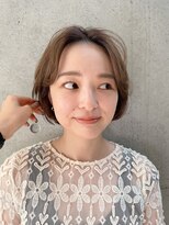 レジュアル(RESSUAL) 切りっぱなしボブエアリーロング美髪ピンクブラウン